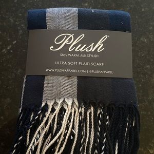 PLUSH apparel plaid scarf